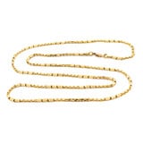  Necklace Chain & Barrel Link 18ky 28" 2.2mm 20.7g 124032504