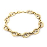  Bracelet Two-Tone Chain Link 14tt 8" 10mm 124033507