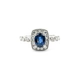  Ring 0.36ctw Round Diamonds 1.56ct Sapphire 14kw sz7 124030214