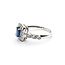 Ring 0.36ctw Round Diamonds 1.56ct Sapphire 14kw sz7 124030214
