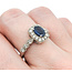 Ring 0.36ctw Round Diamonds 1.56ct Sapphire 14kw sz7 124030214