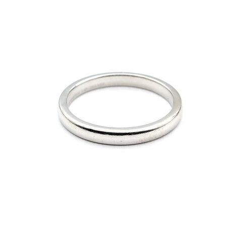Ring Plain Band 2.6mm 14kw sz8 124030605