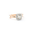 Ring Halo .65ctw Round Diamonds    14kr sz6.25 124030302