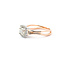 Ring Halo .65ctw Round Diamonds    14kr sz6.25 124030302