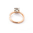 Ring Halo .65ctw Round Diamonds    14kr sz6.25 124030302