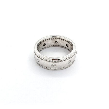 Ring Eternity .65ctw Round Diamonds 7mm Comfort Fit 14kw Sz6 224030004