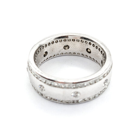 Ring Eternity .65ctw Round Diamonds 7mm Comfort Fit 14kw Sz6 224030004