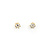 Earrings .66ctw Round Diamonds 6 Prong Friction Back 5mm 14ky 224044001