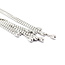 Necklace Crivelli 5 Strand Mock Bolo 2.50ctw Round Diamonds Bi Color Diamonds 18kw 16" 6mm 224032004