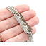 Necklace Crivelli 5 Strand Mock Bolo 2.50ctw Round Diamonds Bi Color Diamonds 18kw 16" 6mm 224032004
