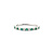 Ring 0.17ctw Round Diamonds 0.18ctw Emerald 14kw sz6.5 124030213