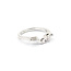 Ring Contour Band .07ctw Baguette Diamonds 14kw sz7 124030462