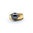 Ring .10ctw Round Diamonds 9.5mm Tahitian Pearl 14ky Sz7 222020052