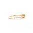 Ring .22ctw Round Diamonds .13ct Green Emerald 18ky sz7 124040160