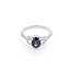 Ring .42ctw Round Diamonds .95ct Blue Sapphire 14kw sz7 124040159