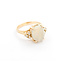 Ring Vintage .16ctw Round Diamonds 2.27ct Australian Opal 14ky sz7 124020150