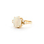 Ring Vintage .16ctw Round Diamonds 2.27ct Australian Opal 14ky sz7 124020150