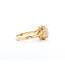 Ring Vintage .16ctw Round Diamonds 2.27ct Australian Opal 14ky sz7 124020150