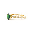 Ring .18ctw Round Diamonds .79ct Tsavorite Garnet 14ky sz7 124040153