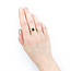 Ring .18ctw Round Diamonds .79ct Tsavorite Garnet 14ky sz7 124040153