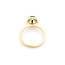 Ring .18ctw Round Diamonds 1.40ct Blue Zircon 14ky sz7 124040161