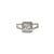 Ring Invisible Set .50ctw Princess/Round Diamonds Split Shank 14kw sz8 224040004