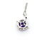 Pendant Drop .27ctw Round Diamonds 1.74ct Purple Amethyst 21.1x10.1mm 14kw 20" 124041274
