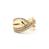  Ring LeVian 1.00ctw Round Diamonds Honey Gold Chocolate Diamonds 14ky sz11 224040006
