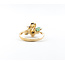 Ring Ribbon .03ctw Round Diamonds 6mm Akoya Pearls .30ctw Emeralds 14ky sz6.5 224040159