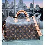  Handbag Louis Vuitton Speedy 30 Bandouliere Monogram 124045005