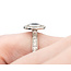 Ring 1.00ctw Round Diamonds 1.20ct Sapphire 14kw sz6 124030238