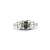 Ring .40ctw Princess & Round Diamonds .67ct Alexandrite 14kw sz7 124030239