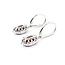 Earrings .30ctw Round Diamonds Leverback Drop 2.06ctw Ruby 1x.60" 14kw 124044186