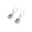 Earrings .30ctw Round Diamonds Leverback Drop 2.06ctw Ruby 1x.60" 14kw 124044186