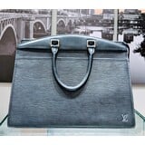 Handbag Louis Vuitton Riveria Black Epi M48182 124045021