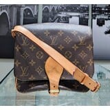  Handbag Louis Vuitton Cartouchiere MM Monogram 124055033