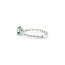 Ring .56ctw Round Diamonds 1.21ct Montana Sapphire GIA CERT 14kw sz7 124040179