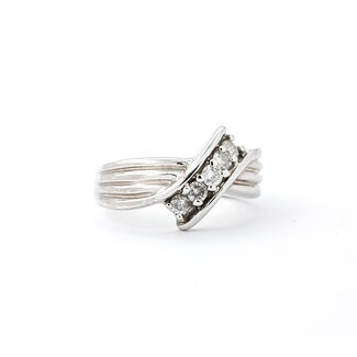 Ring .20ctw Round Diamond 14kw Sz5.5 221010098