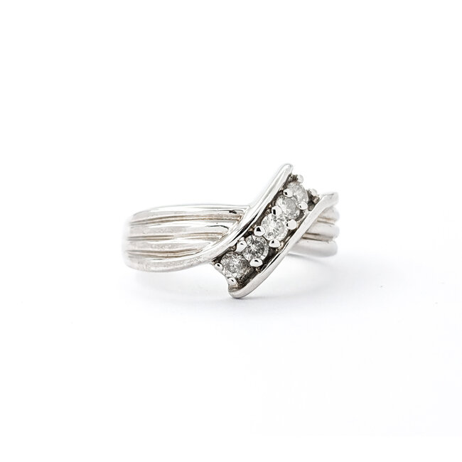 Ring .20ctw Round Diamond 14kw Sz5.5 221010098