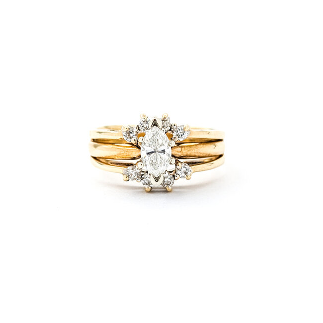 Ring .38ct Marquise Diamond .16ctw Diamonds 14ky Sz6.5 221010093