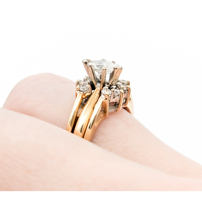 Ring .38ct Marquise Diamond .16ctw Diamonds 14ky Sz6.5 221010093