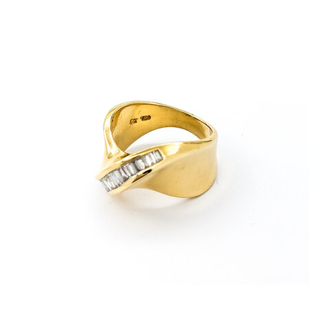 Ring .50ctw Baguette Diamonds 18ky Sz6 223020083