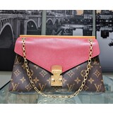  Handbag Louis Vuitton Aurore Pallas Flap Chain Monogram 124055051