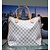 Handbag Louis Vuitton Neverfull MM Azur Damier 124055049