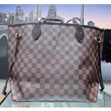  Handbag Louis Vuitton Neverfull MM Ebene Damier 124055050