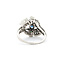 Ring .75ctw Round & Baguette 1.3ct Montana Sapphire 14kw Sz7.5 123030121