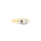  Ring .32ct Princess Diamond .05ctw Diamonds 18ky Sz4.5 221010095