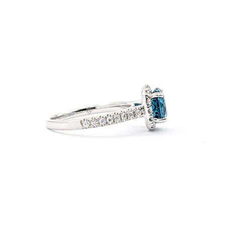 Ring Channel Set .24ctw Baguette Diamonds 14kw 12x9mm Sz6.5 4g 125060024