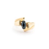  Ring 7x3.5mm Marquise Sapphire 14ky Sz5 222090041