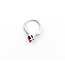 Earrings .07ctw Round Diamonds Leverback .60ctw Ruby .6x.15" 14kw 124044183